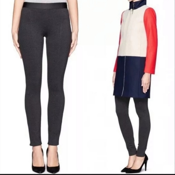 J. Crew Pixie Gray Skinny Ponte Knit Leggings Pants 8S - Picture 1 of 9